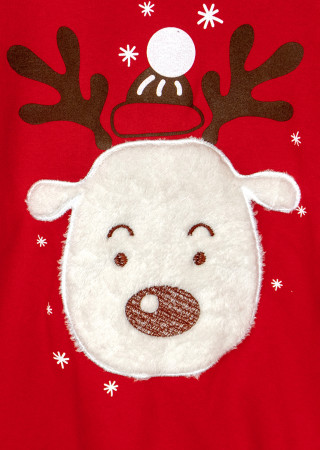 Мужская новогодняя пижама с оленем Rudolf